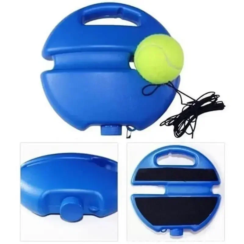 Portable Tennis Rebound Trainer with Elastic Rope Base - Image 3